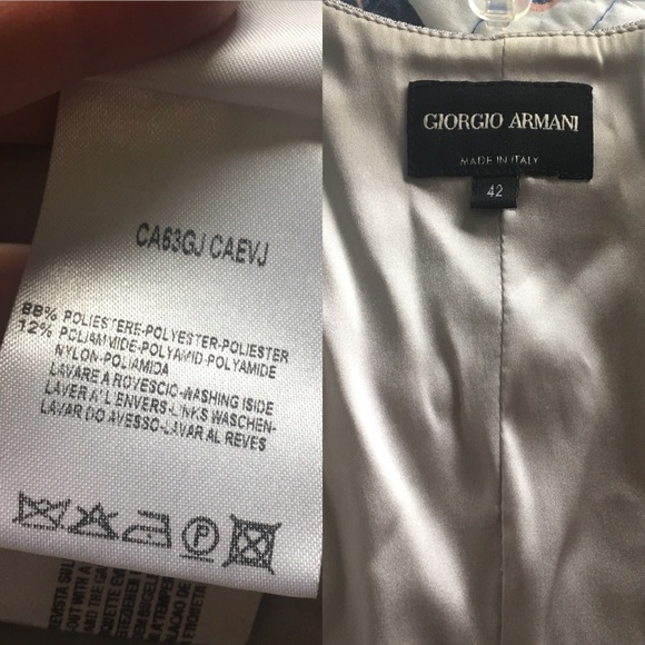 Giorgio Armani short tie sleeve jacket - Picture 8 of 9